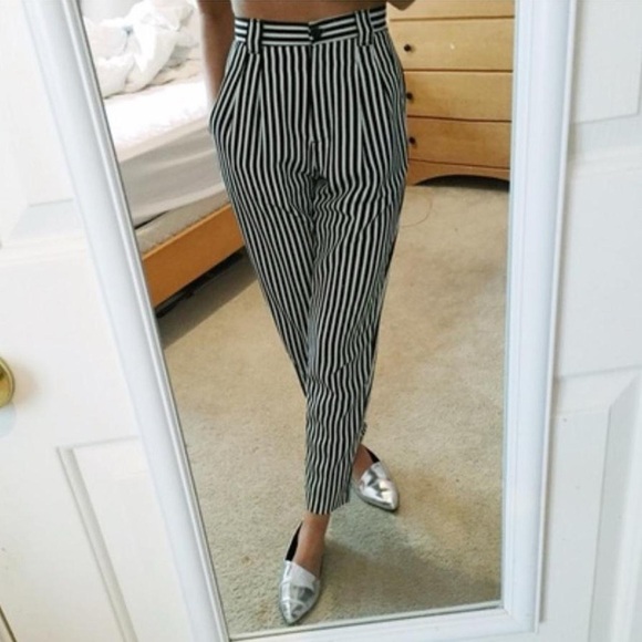 Vintage American Apparel Striped Pants - Picture 3 of 3
